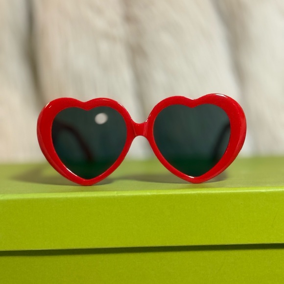 Accessories - Heart-Shaped Red Sunglasses